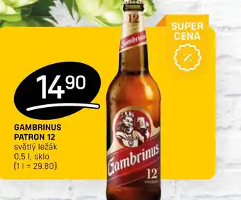 Flop GAMBRINUS PATRON 12 nabídka