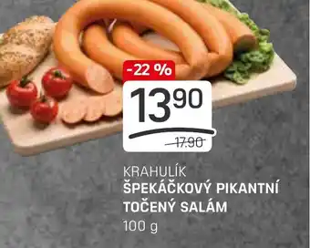 Flop KRAHULÍK ŠPEKÁČKOVÝ PIKANTNÍ TOČENÝ SALÁM nabídka