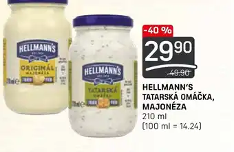 Flop HELLMANN'S TATARSKÁ OMÁČKA, MAJONÉZA nabídka