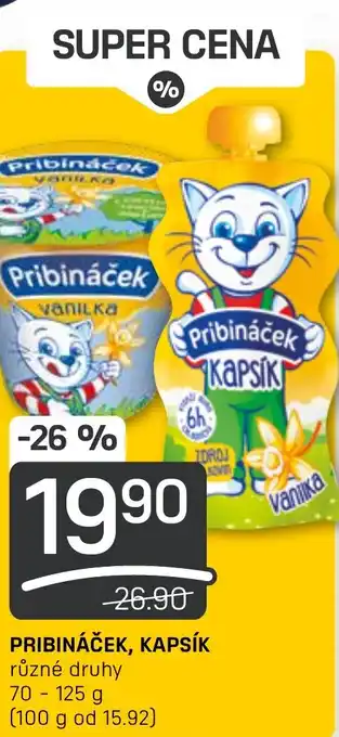 Flop PRIBINÁČEK, KAPSÍK nabídka