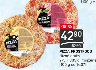 Flop PIZZA FROSTFOOD nabídka