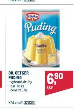 Makro Dr. oetker puding nabídka