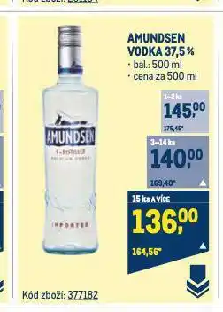 Makro Amundsen vodka nabídka