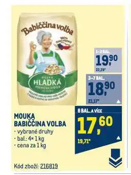 Makro Babiččina volba mouka nabídka