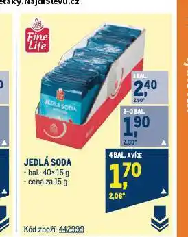 Makro Jedlá soda nabídka