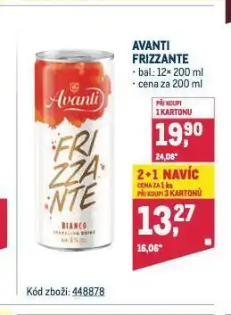 Makro Avanti frizzante nabídka