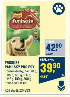 Makro Friskies pamlsky pro psy nabídka