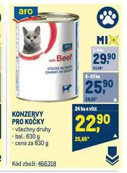 Makro Konzervy pro kočky nabídka