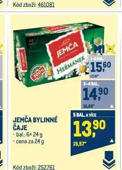 Makro Jemča čaj nabídka