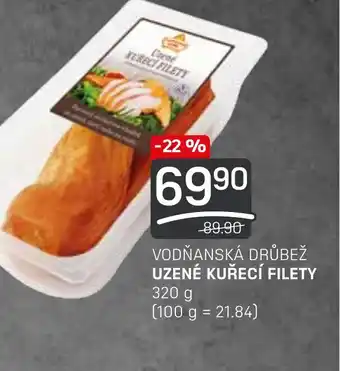 Flop VODŇANSKÁ DRŮBEŽ UZENÉ KUŘECÍ FILETY nabídka