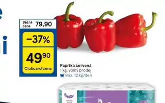 Tesco Paprika červená nabídka