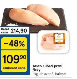 Tesco Kuřecí prsní řízky nabídka