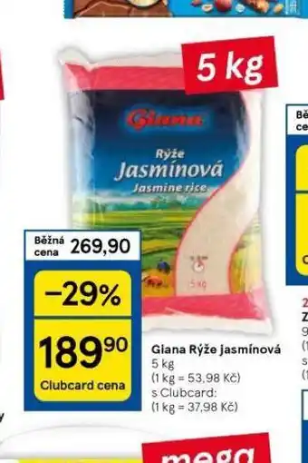 Tesco Giana rýže jasmínová nabídka