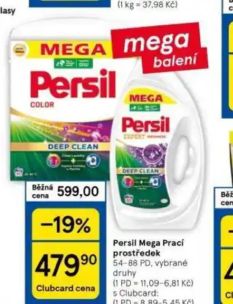 Tesco Persil prací prostředek nabídka