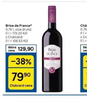 Tesco Brise de france nabídka