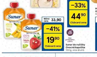 Tesco Sunar do ručičky ovocná kapsička nabídka