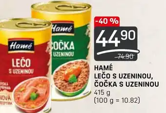 Flop HAMÉ LEČO S UZENINOU, ČOČKA S UZENINOU nabídka