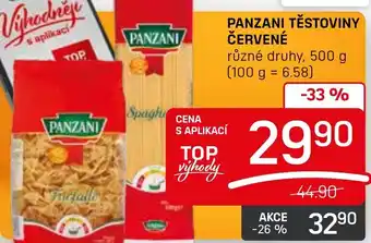 Flop PANZANI TĚSTOVINY ČERVENÉ nabídka