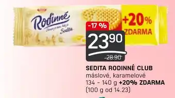 Flop SEDITA RODINNÉ CLUB nabídka
