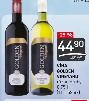 Flop VÍNA GOLDEN VINEYARD 0.75L nabídka