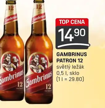 Flop GAMBRINUS PATRON 12 0.5L nabídka