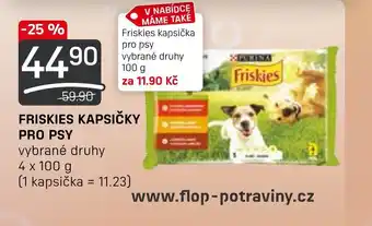 Flop FRISKIES KAPSIČKY PRO PSY nabídka