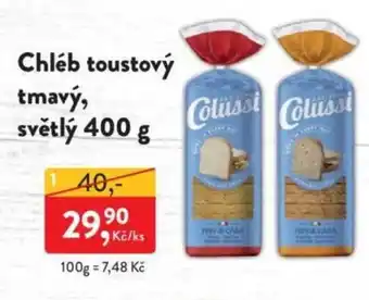 MP Krásno Chléb toustový tmavý, světlý 400 g nabídka