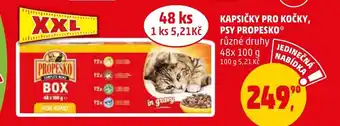 Penny Market KAPSIČKY PRO KOČKY, PSY PROPESKO nabídka