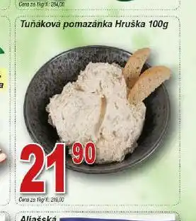 Hruška Tuňáková pomazánka nabídka