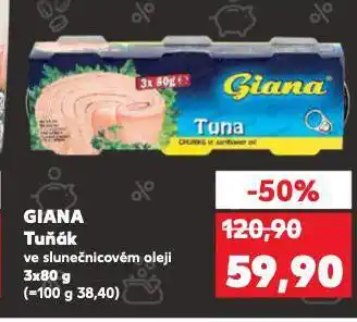 Kaufland Giana tuňák nabídka