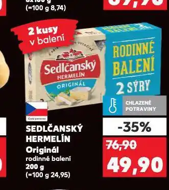 Kaufland Sedlčanský hermelín nabídka