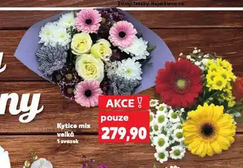 Kaufland Kytice mix nabídka