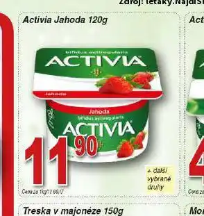 Hruška Activia jahoda nabídka