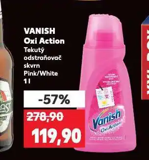 Kaufland Vanish oxi action odstraňovač skvrn nabídka