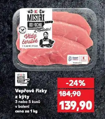 Kaufland Vepřové řízky z kýty nabídka