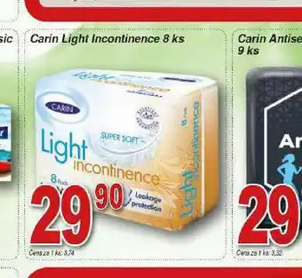 Carin light incontinence