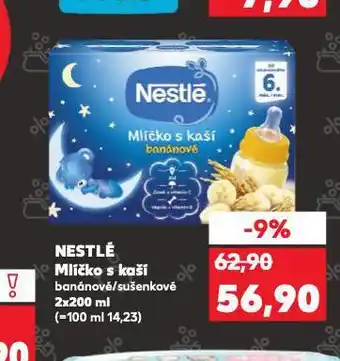 Kaufland Nestlé mlíčko s kaší nabídka
