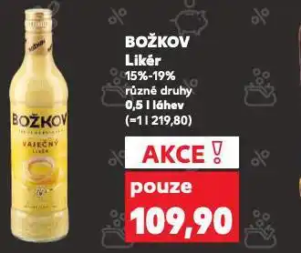 Kaufland Božkov likér nabídka