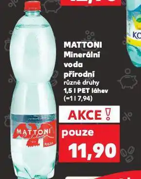 Kaufland Mattoni nabídka