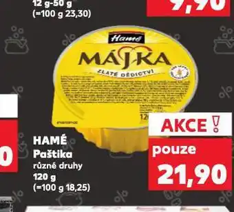 Kaufland Hamé paštika nabídka