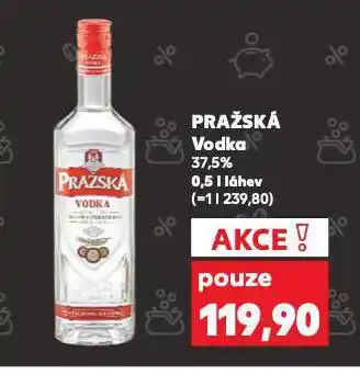 Kaufland Pražská vodka nabídka