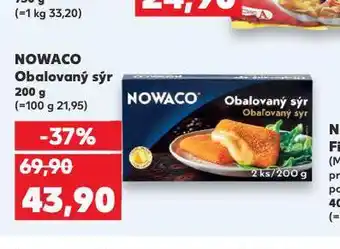 Kaufland Nowaco obalovaný sýr nabídka