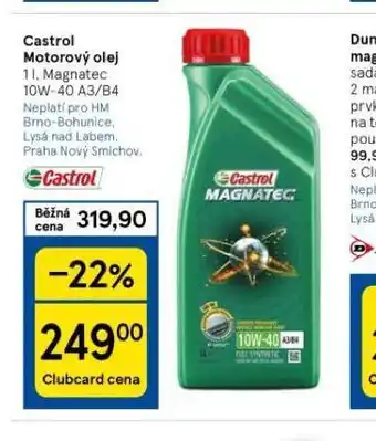 Tesco Castrol motorový olej nabídka