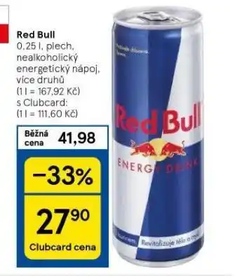 Tesco Red bull nabídka