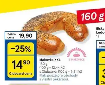 Tesco Makovka xxl nabídka