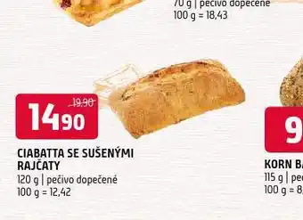 Terno Ciabatta se sušenými rajčaty nabídka