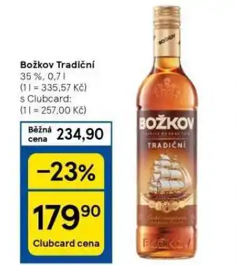 Tesco Božkov tradiční nabídka