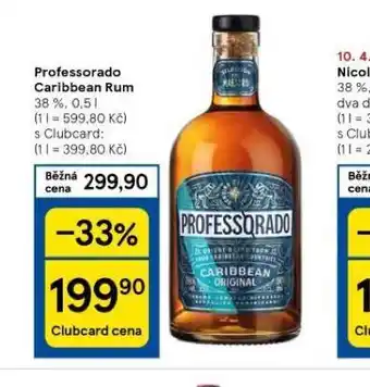 Tesco Professorado caribbean rum nabídka