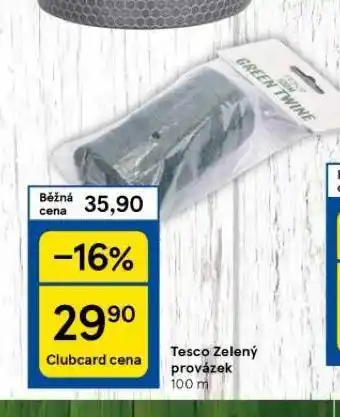 Tesco Zelený provázek nabídka