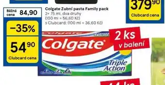 Tesco Colgate zubní pasta nabídka